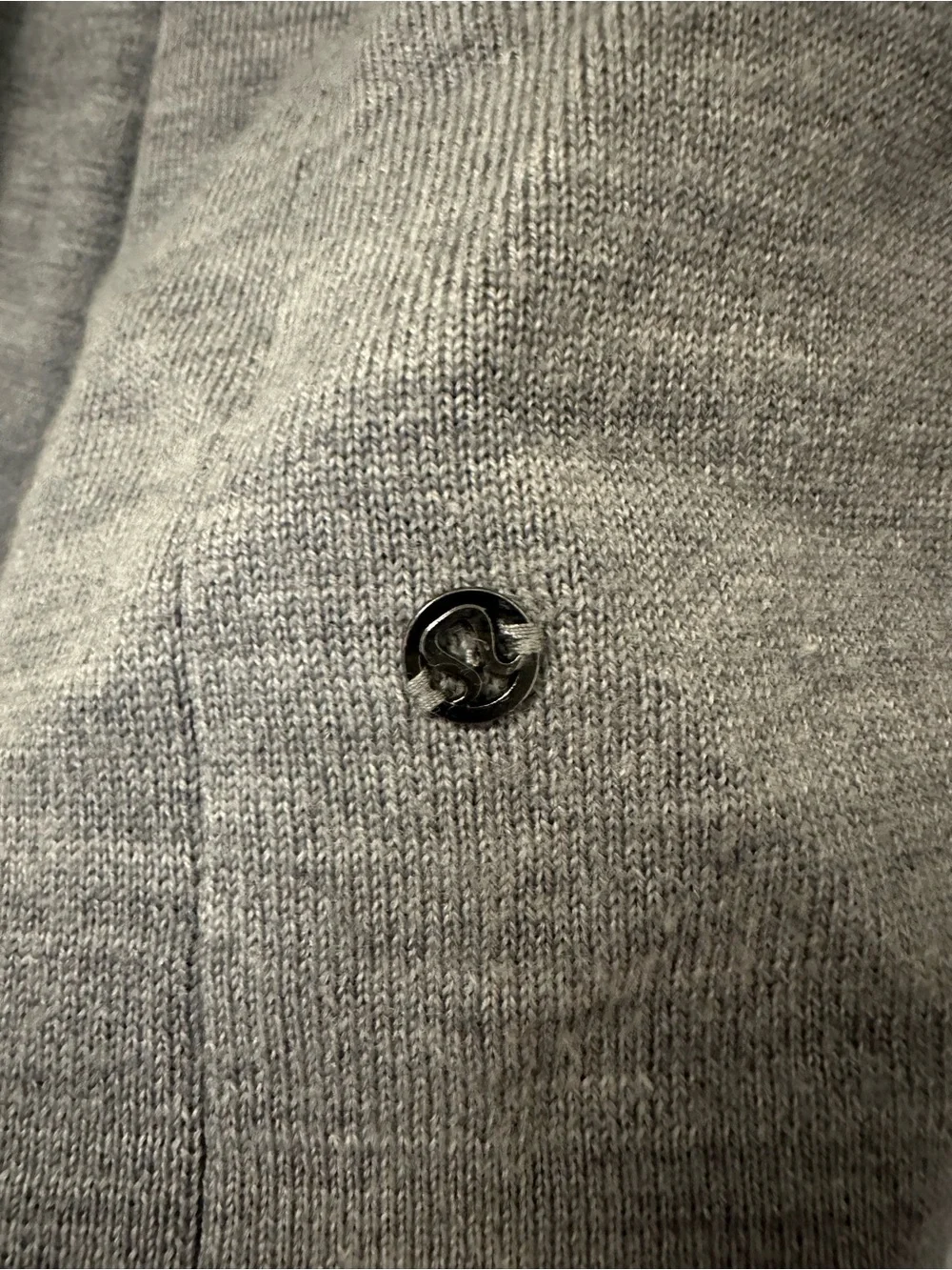 lululemon athletica Reversible Gray Open-Front Cardigan with Pockets